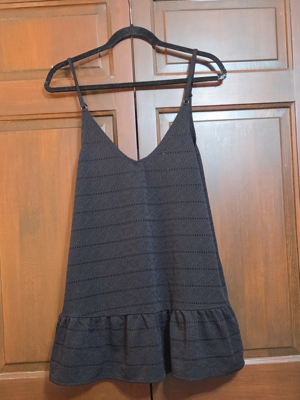 Vintage Black See Thru Goth Top